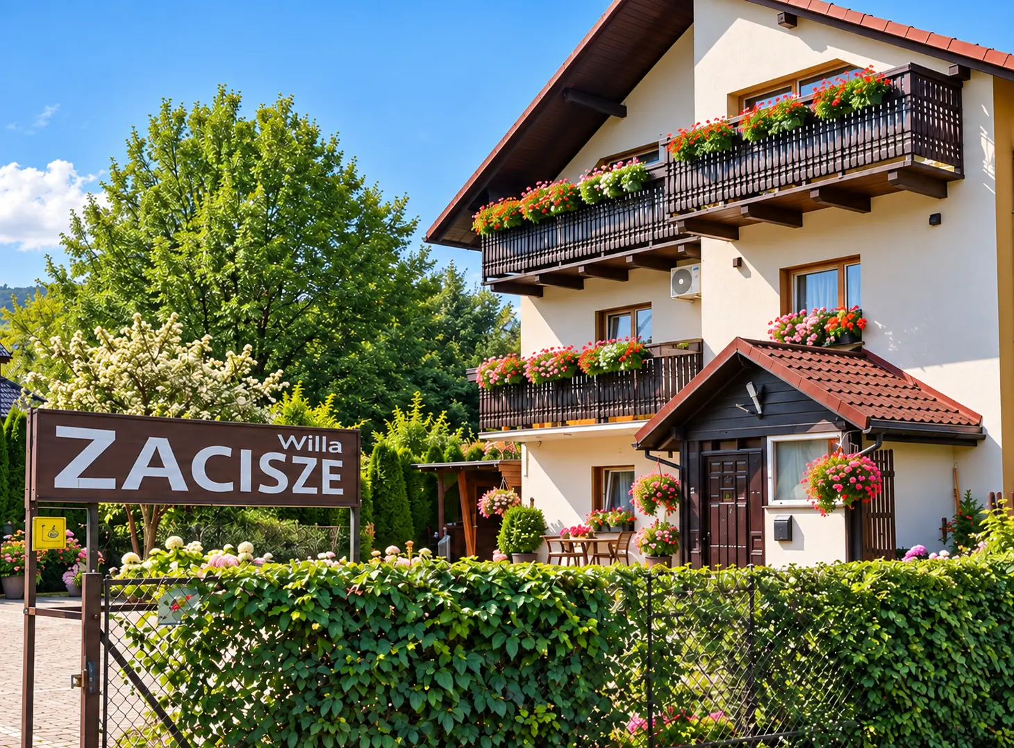 Willa Zacisze przy ulicy Olchowej 7 w Ustroniu